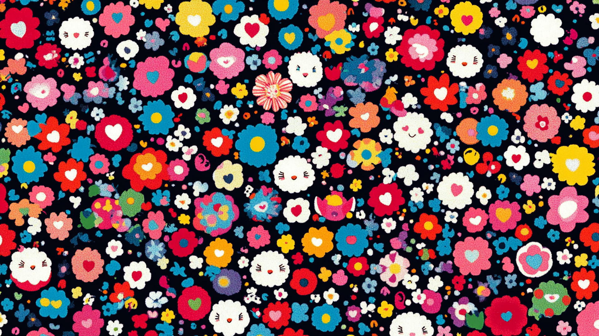 Hello Kitty Black Wallpaper: 4K HD Digital Background