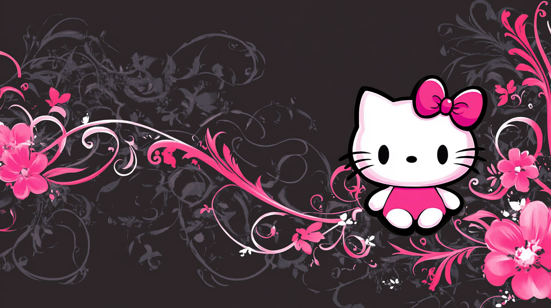 Free 4K AI Wallpaper of Hello Kitty Designs