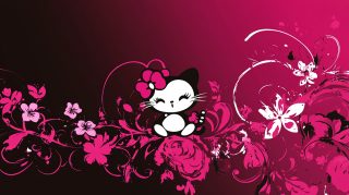 Stunning 16:9 Hello Kitty Wallpaper for PC