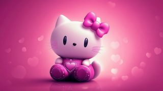 Hello Kitty AI Wallpaper: Free HD Background for Your PC