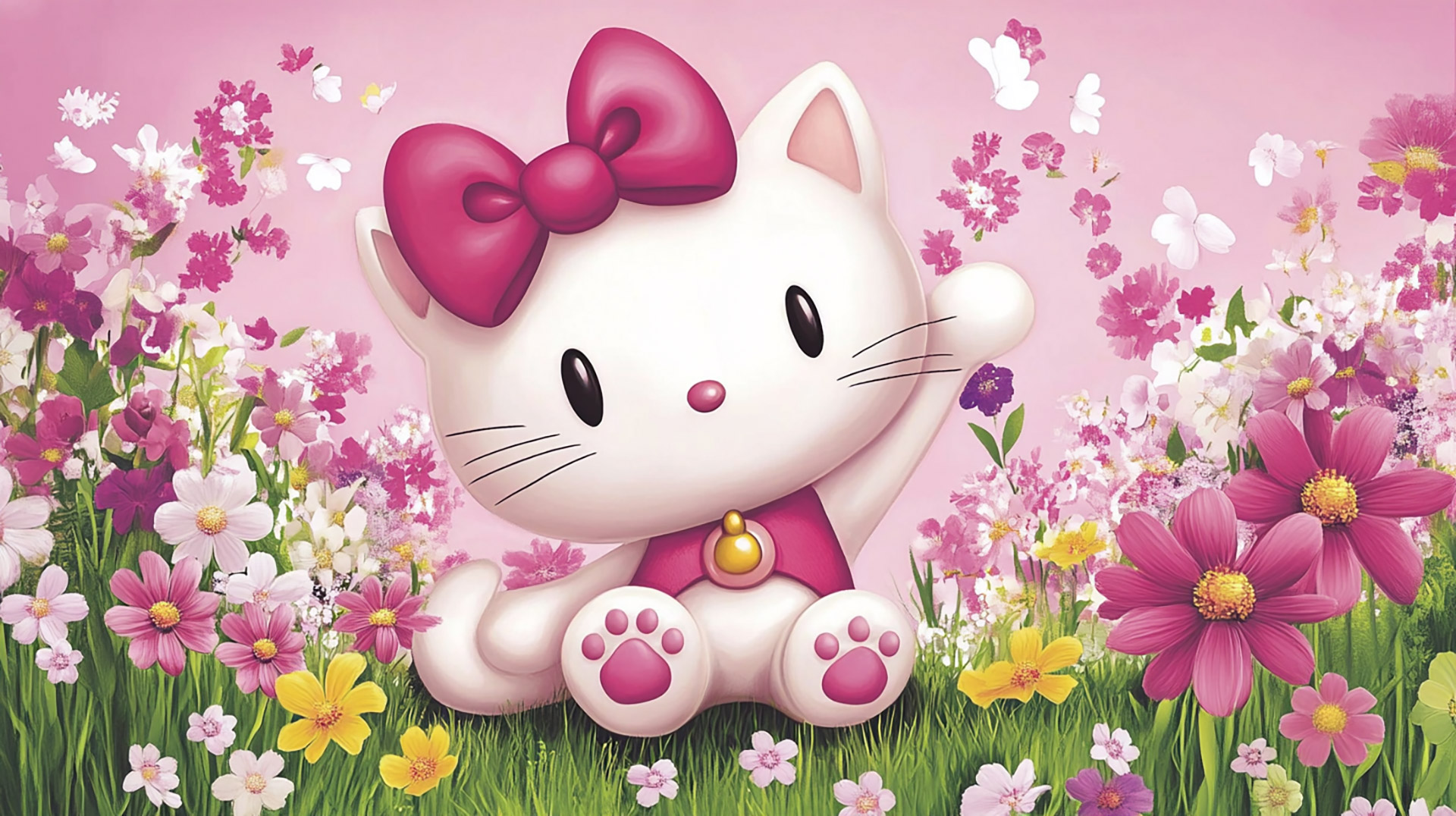 Free 1920x1080 HD Pictures of Hello Kitty