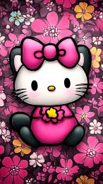 Hello Kitty Digital Wallpaper for Android and iPhone