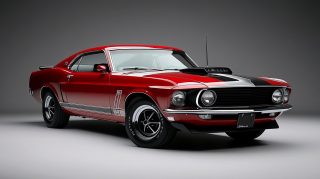 Download AI Wallpaper Featuring Iconic Muscle Cars