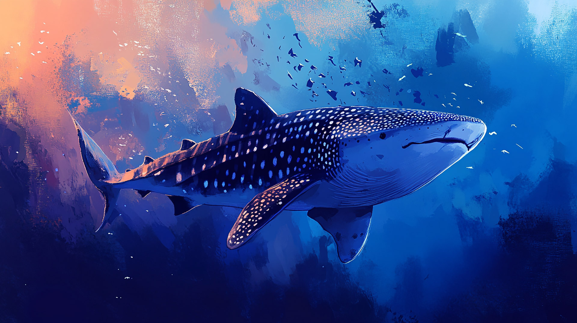 High-Resolution Whale Shark Wallpaper for Desktop Background