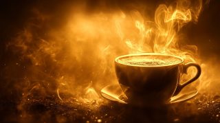 AI Wallpaper: Hot Coffee Cup Pictures for PCs