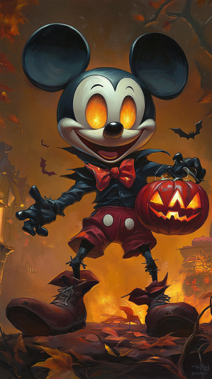 Halloween-Themed Disney Wallpapers Perfect for iPhone