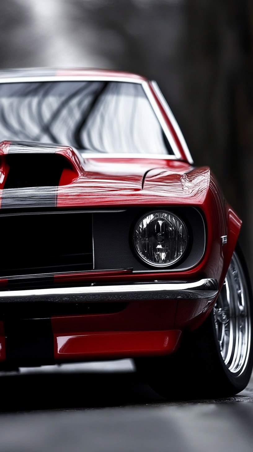 Dynamic Muscle Car Wallpapers for Android and iPhone