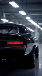 Experience Muscle Car Aesthetics in 9:16 Format