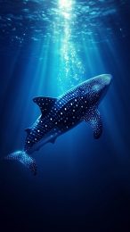 Stunning HD Whale Shark Wallpaper for iPhone