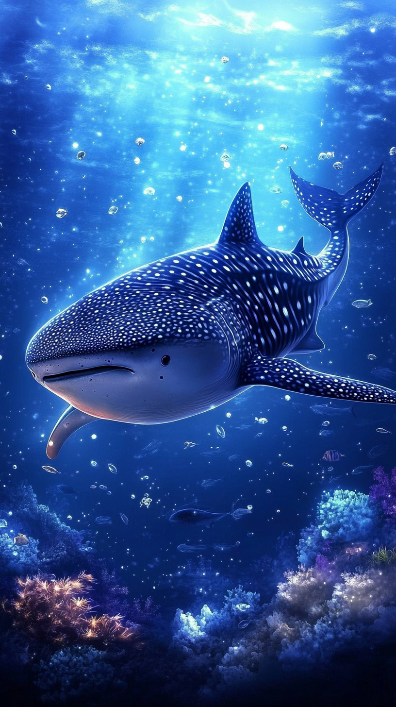 Elevate Your Mobile with Whale Shark Photos