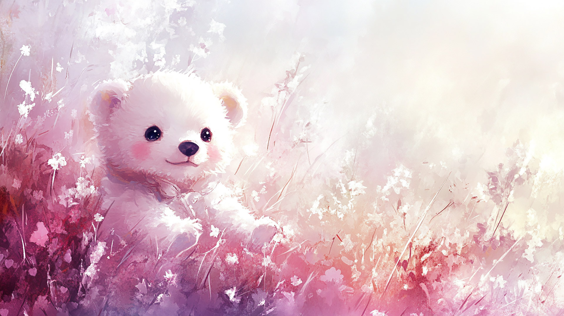 Kawaii Bear Wallpaper: Free HD Digital Background Collection