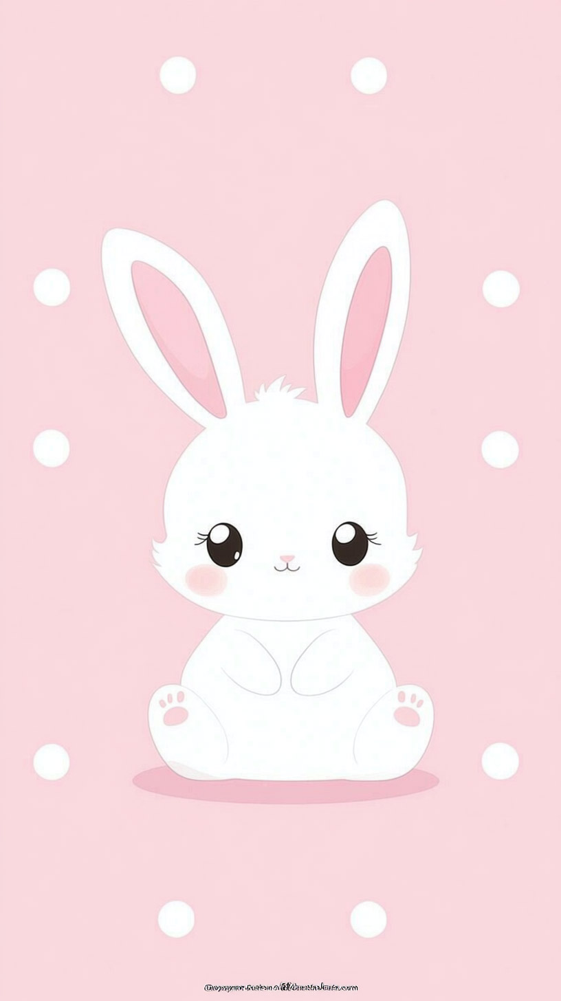 Adorable Kawaii Bunny Photos for Instant Download