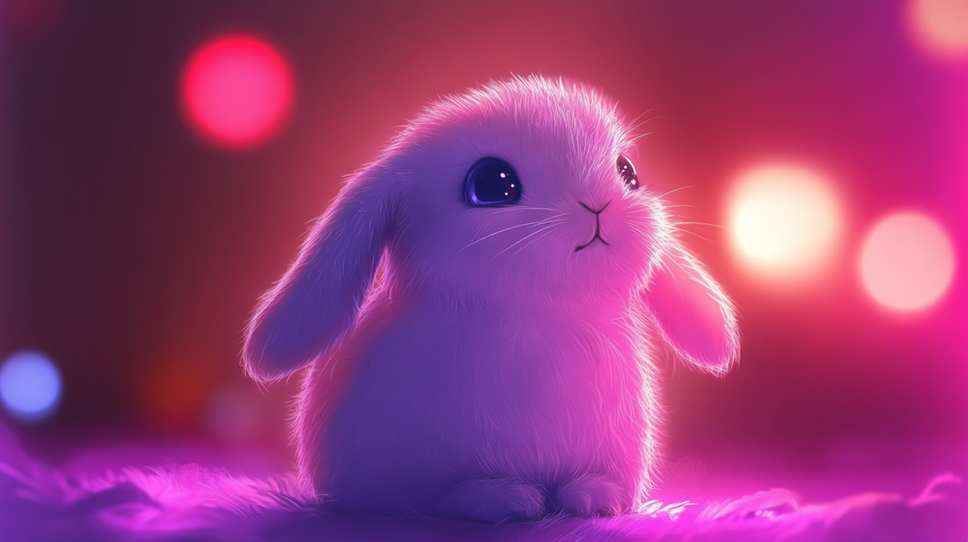 AI-Generated Kawaii Bunny Wallpaper in 4K and 8K