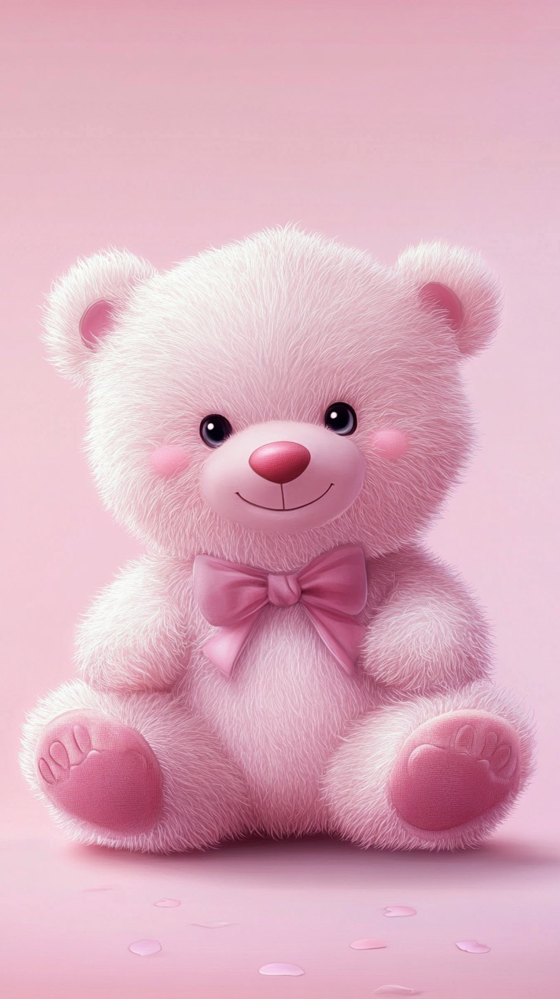 Kawaii Cute Bear HD Mobile Wallpaper for Android