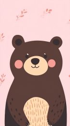 Kawaii Bear Mobile Wallpapers for Samsung and iPhone