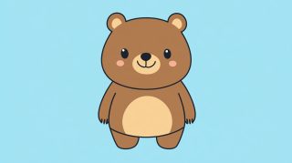 Free HD Wallpaper of Adorable Kawaii Bear Images