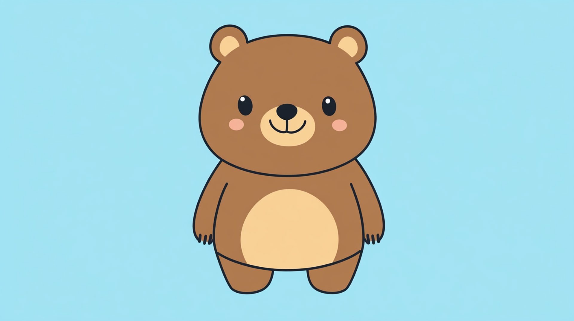 Free HD Wallpaper of Adorable Kawaii Bear Images