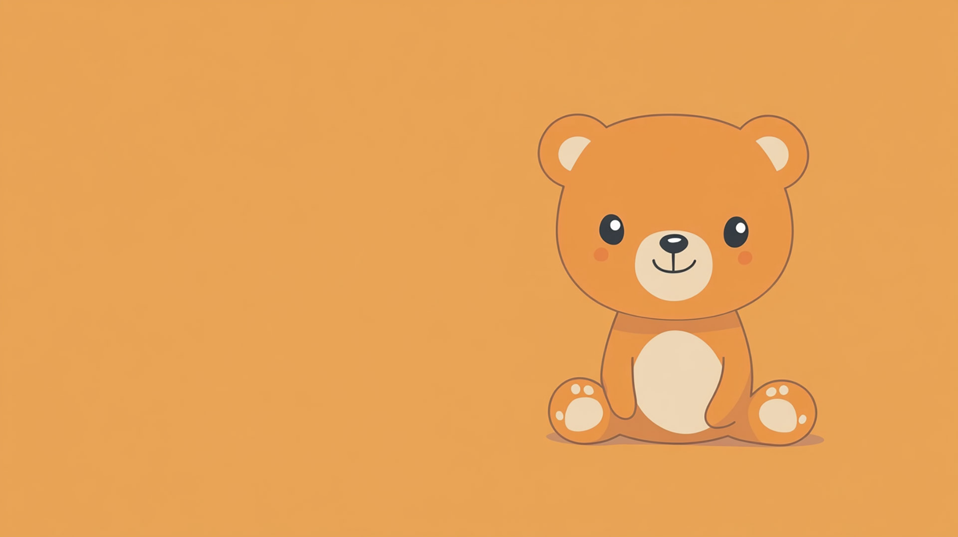 AI Wallpaper Creations: Kawaii Cute Bear Designs