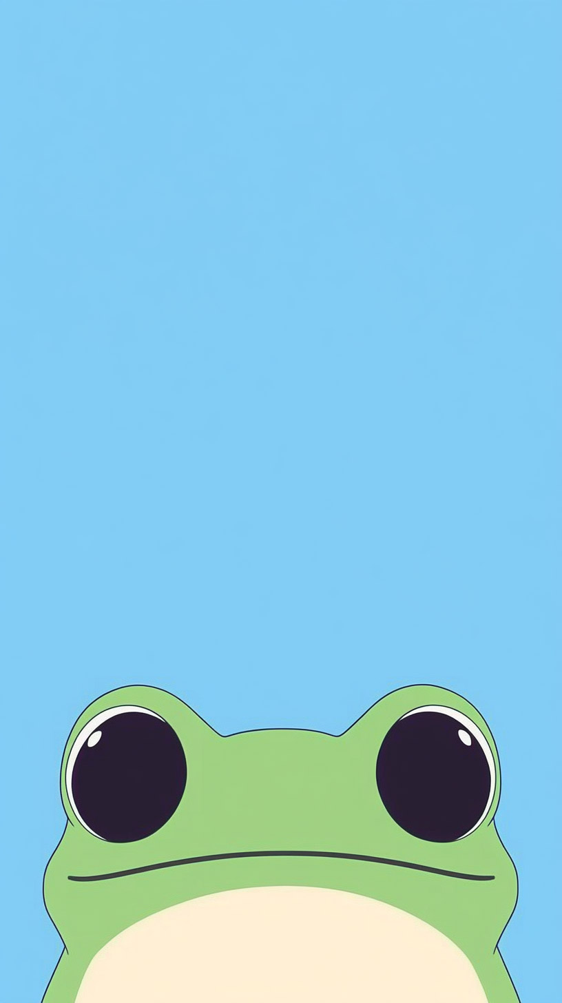 Free Download Cute Frog Photos as Mobile Wallpaper