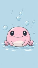 Charming Kawaii Frog Image for Your iPhone Screen