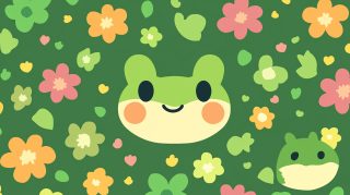 Kawaii Frog Desktop Wallpaper for Ultra HD Screens