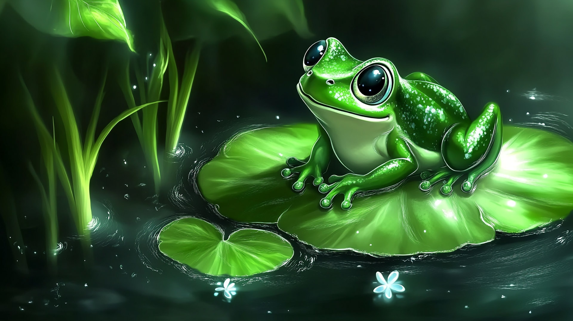 Ultra HD Kawaii Frog Pictures for Your Desktop