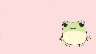 HD Wallpaper of Kawaii Frogs in 1920x1080