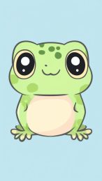 Download Free Kawaii Frog Picture for Mobile Use