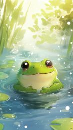 Stunning Kawaii Frog HD Wallpapers for Android Devices