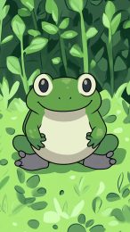 Download free kawaii frog wallpaper for your phone