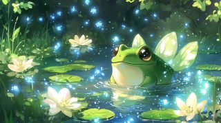 Discover Adorable Kawaii Frog Wallpapers for Free