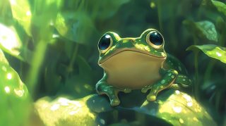 Download Adorable Kawaii Frog Pictures in 4K