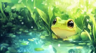 Free 1920x1080 Kawaii Frog HD Wallpapers