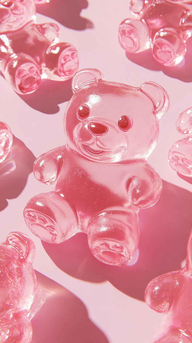 Create Your Own Kawaii Gummy Bear Wallpaper Download