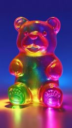 High-Quality Kawaii Gummy Bear Photos for Mobile Devices