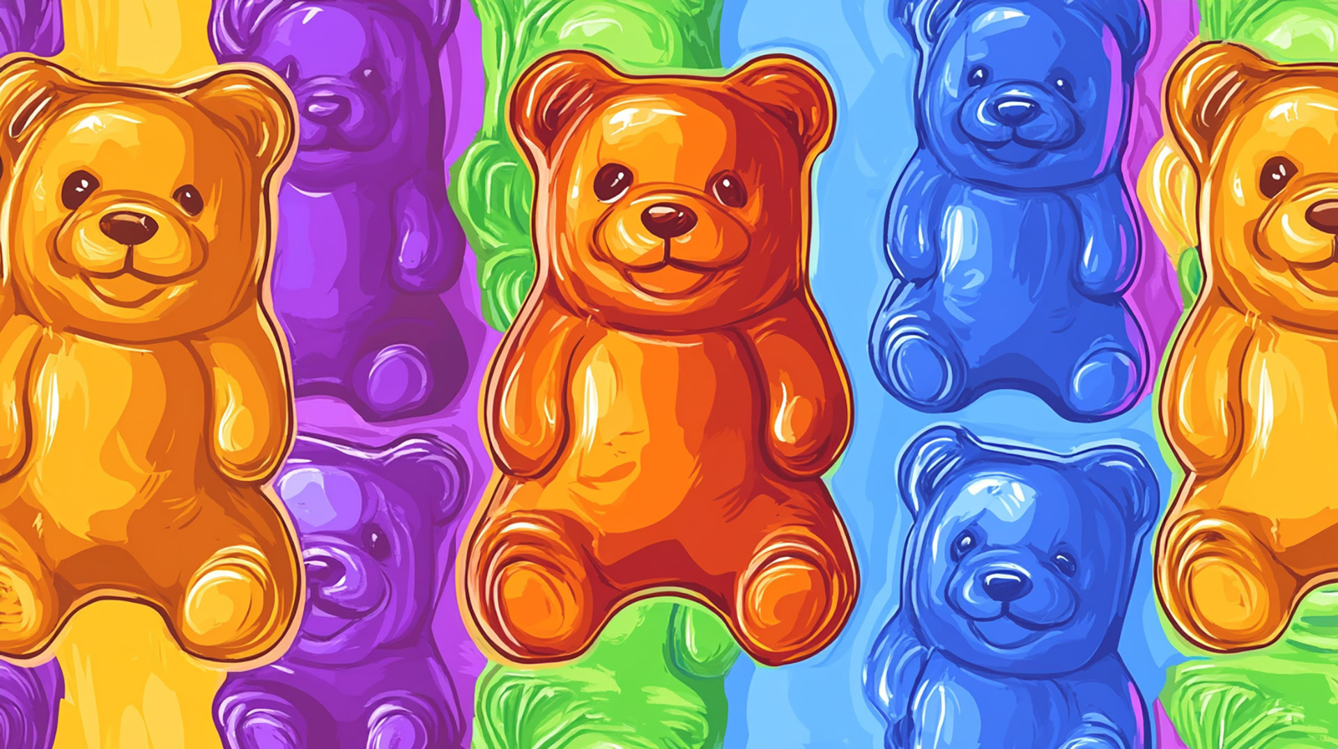 Vibrant Kawaii Gummy Bear Pictures in Ultra HD