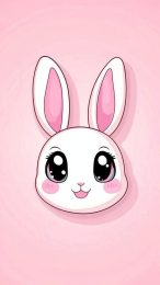 Adorable Kawaii Pink Bunny Pictures for Mobile