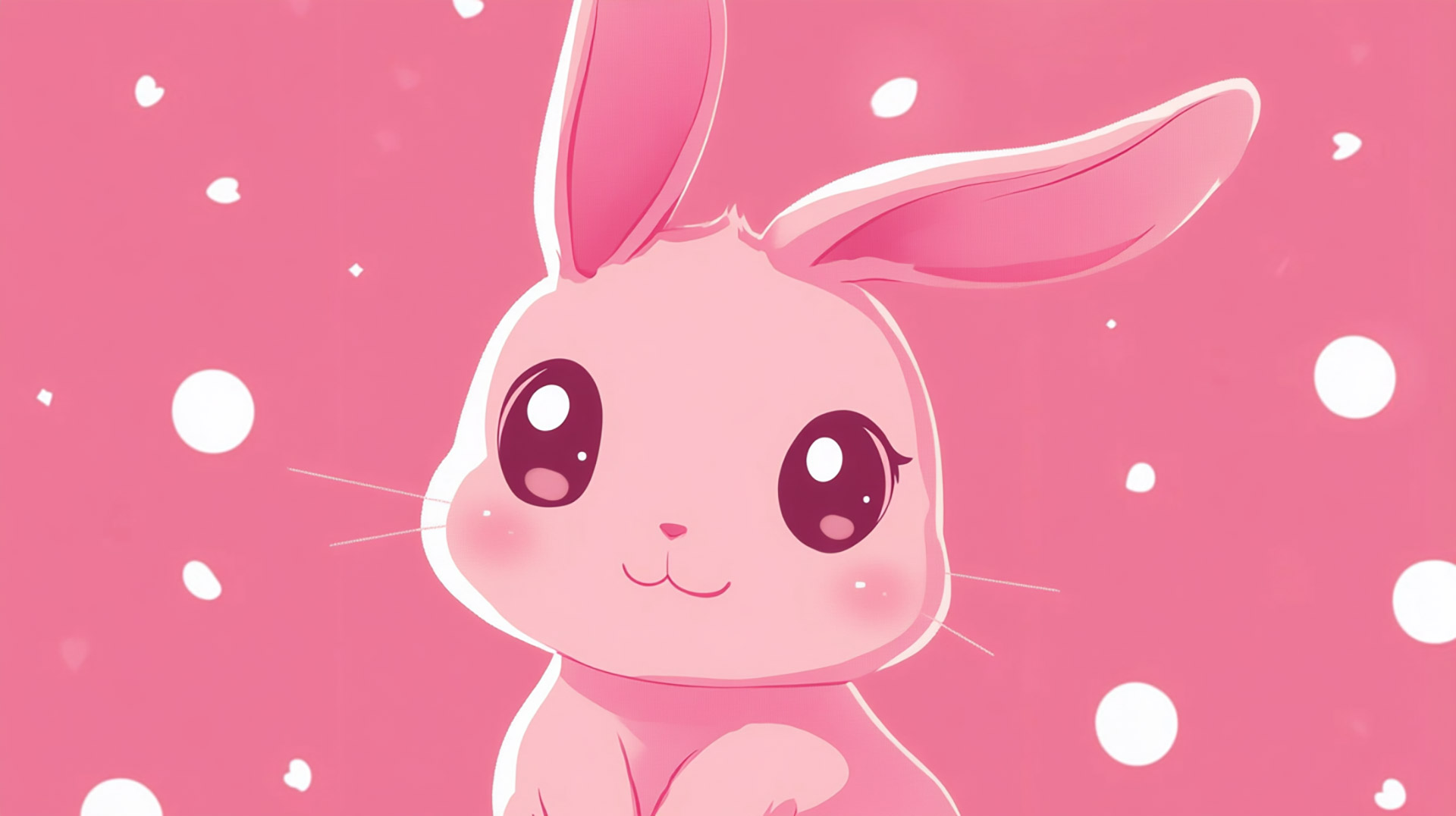 Ultra HD Kawaii Bunny Wallpaper for Your PC Background