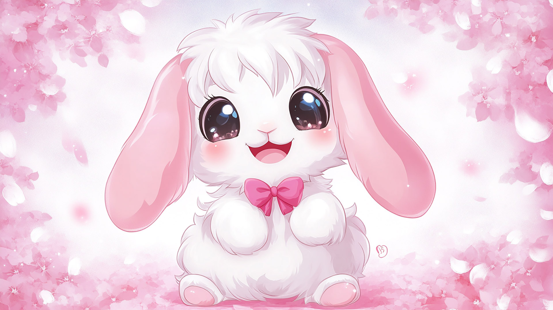 Ultra HD Kawaii Bunny Wallpaper for Your PC