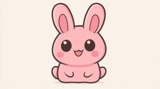 Free AI Wallpaper: Kawaii Bunny Pictures for Your Screen