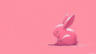 High-Resolution Kawaii Bunny Wallpaper: 1920x1080 Images