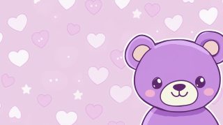 Free 4K Purple Bear Wallpapers for Your PC