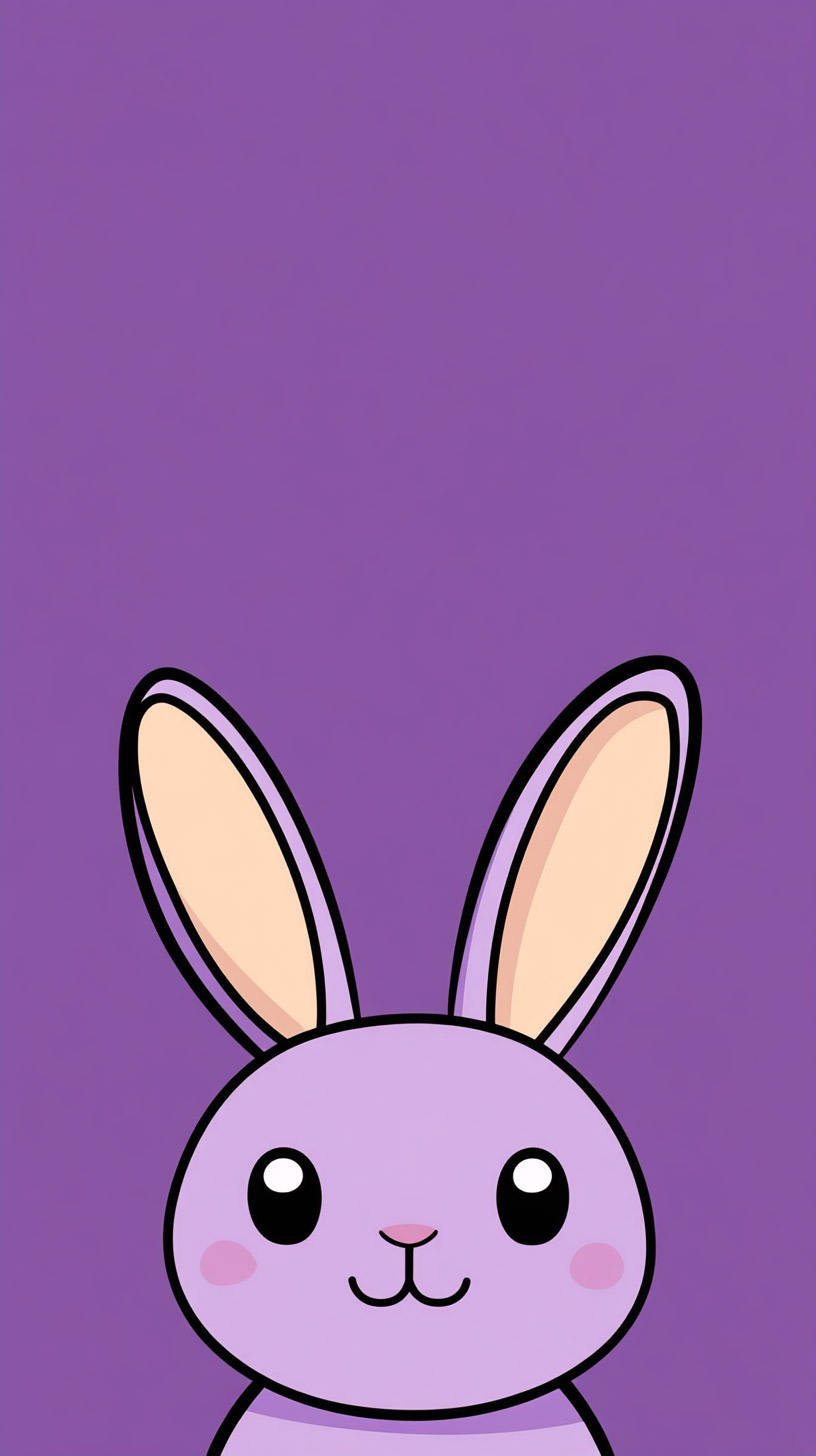 Download Kawaii Bunny Wallpaper for Your Smartphone