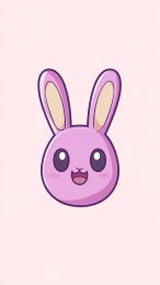 Stunning 9:16 Kawaii Bunny Wallpaper for iPhone