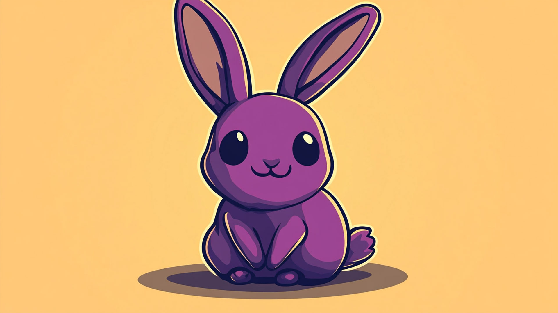 Vibrant Kawaii Purple Bunny Pictures for Your PC