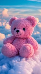 Kawaii Teddy Bear HD Mobile Wallpaper for iPhone