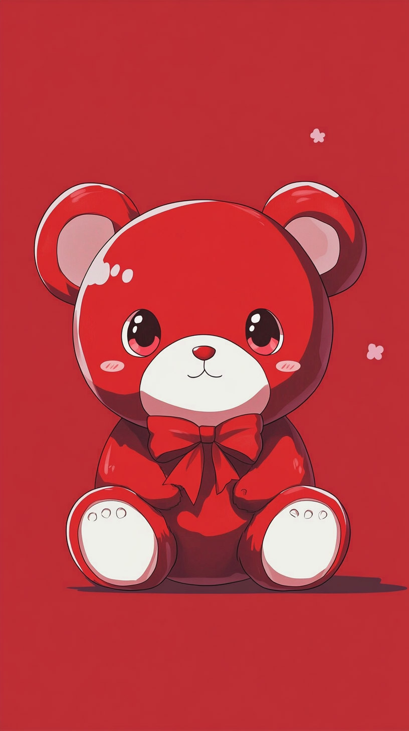 Download Free Kawaii Teddy Bear Image for Mobile