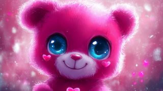 Kawaii Teddy Bear Wallpaper in Ultra HD for Free