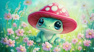 8K Ultra HD Cute Frog Desktop Wallpapers