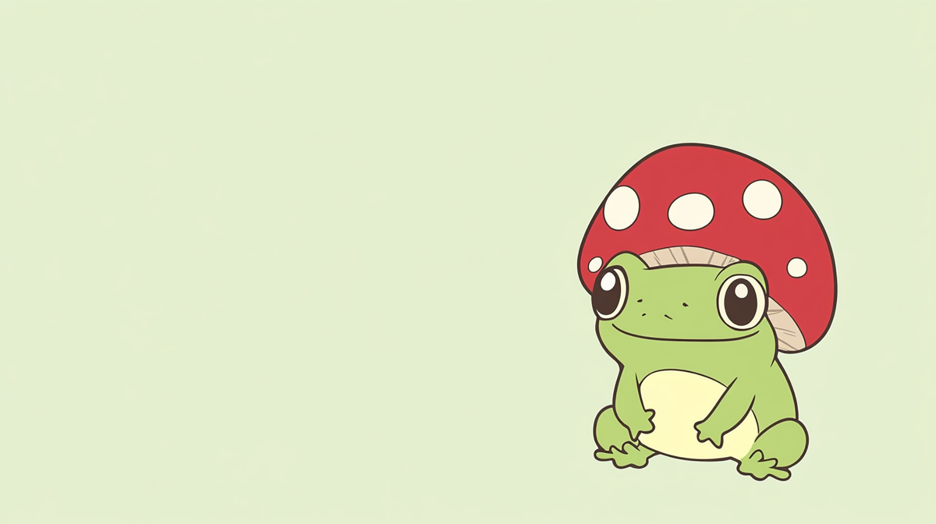 Download Kawaii Frog Desktop Background in HD